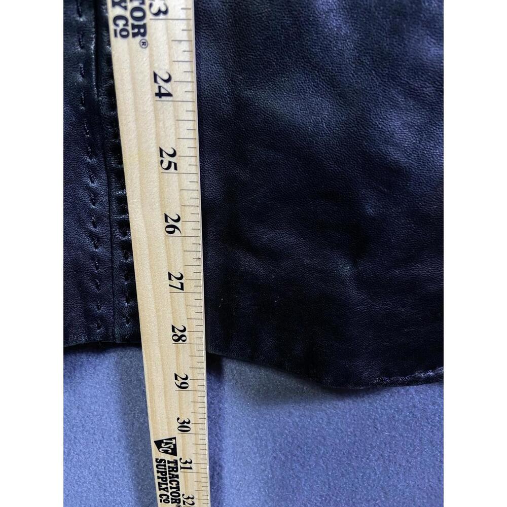 Adler Collection Leather Jacket Women’s Sz Large Black Genuine Lambskin Zip READ - Picture 10 of 16